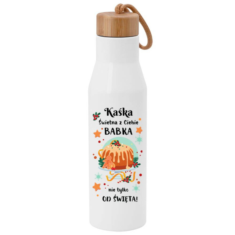 Butelka próżniowa 500 ml z nadrukiem UV z personalizacją