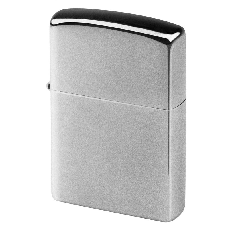 Zapalniczka Zippo 205 Satin Chrome Windproof z grawerem diamentem