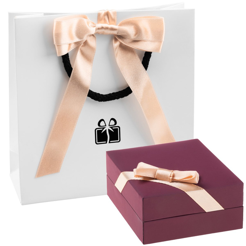Na rocznicę: Złoty naszyjnik koniczynka i kwiatki 333 z dedykacją