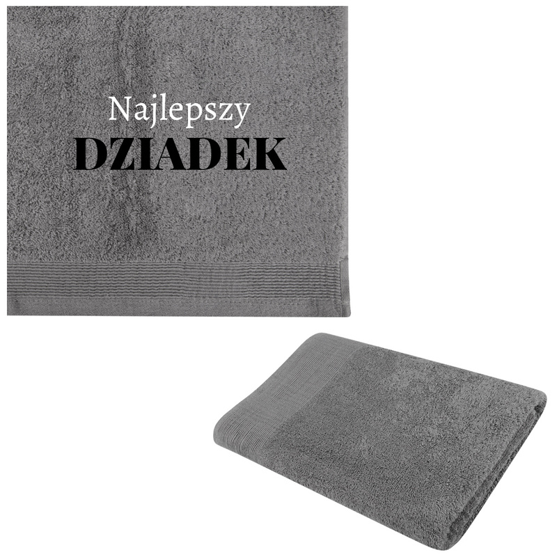 Zestaw dla Dziadka / Ręcznik kąpielowy i Etui na okulary / Bez modyfikacji / Prezent na Dzień Dziadka