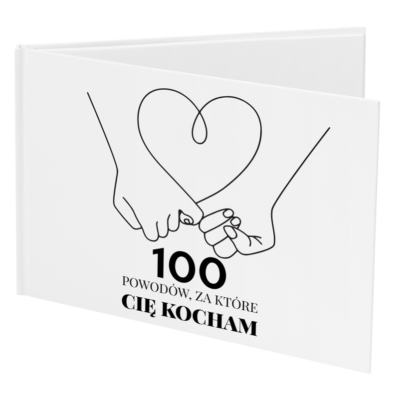 Księga Uczuć / 100 powodów za które Cię kocham /Minimalistyczna