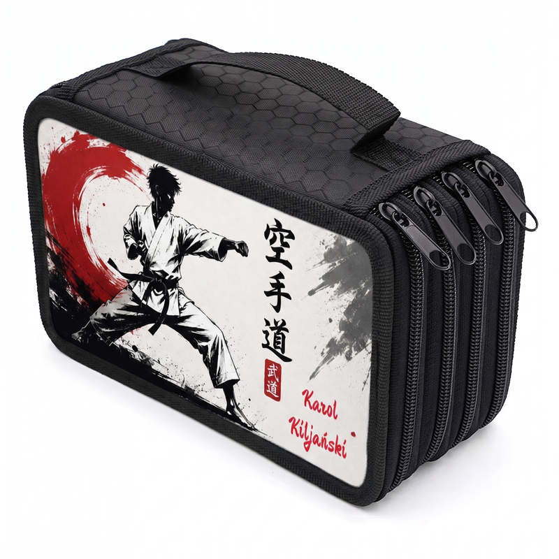 Personalizowany piórnik karate z imieniem – Karate