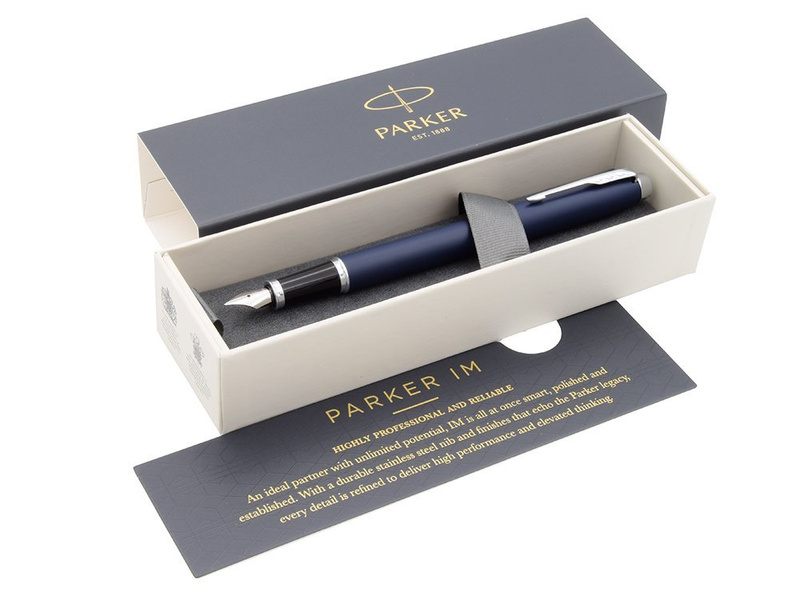 Pióro wieczne Parker IM Blue CT z grawerem do 30 znaków w etui