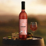 Wino na urodziny z personalizowaną etykietą / Różowe Kieliszki / półsłodkie różowe / Fresco // 750 ml 4